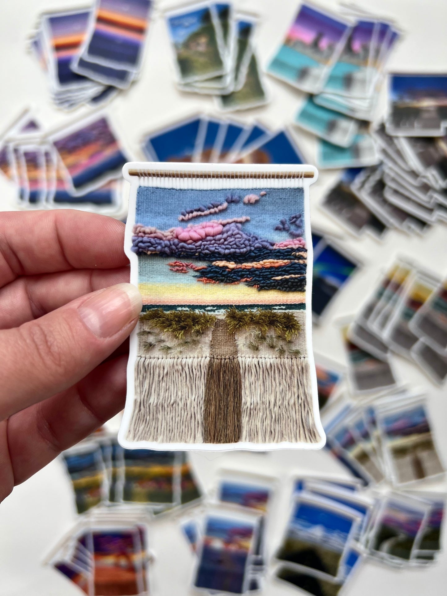 Beach Boardwalk Sticker