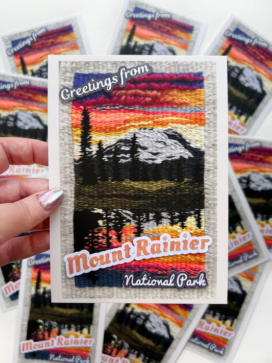 Mount Rainier National Park Postcard