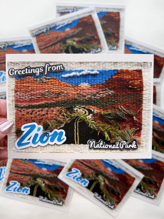 Zion National Park Postcard